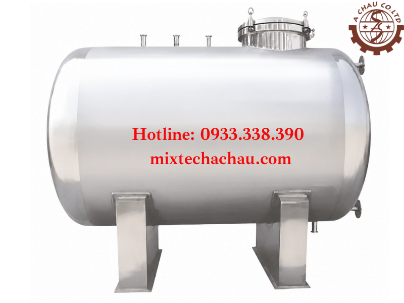 Bồn chứa inox nằm ngang