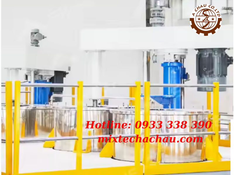 Bồn khuấy trộn sơn kết hợp sàn thao tác chất lượng cao
