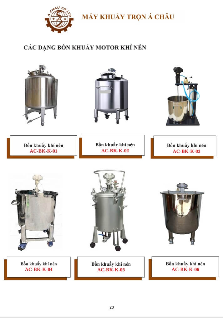 Catalogue Bồn khuấy trang 20