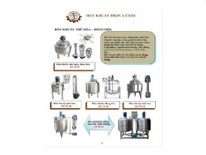 Catalogue Bồn nhũ hoá, đồng hoá trang 21