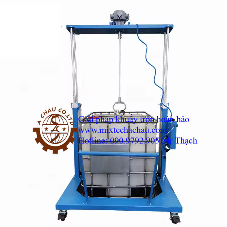 Máy khuấy khí nén thùng IBC 1000 lít