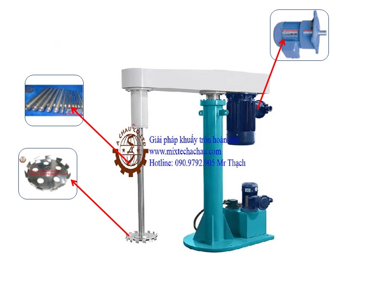 Cấu tạo máy khuấy