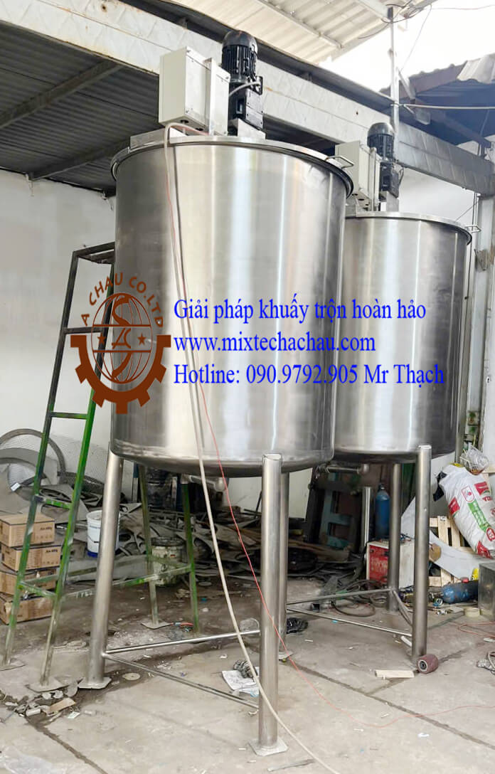 Hướng dẫn sử dụng bồn khuấy hoá chất