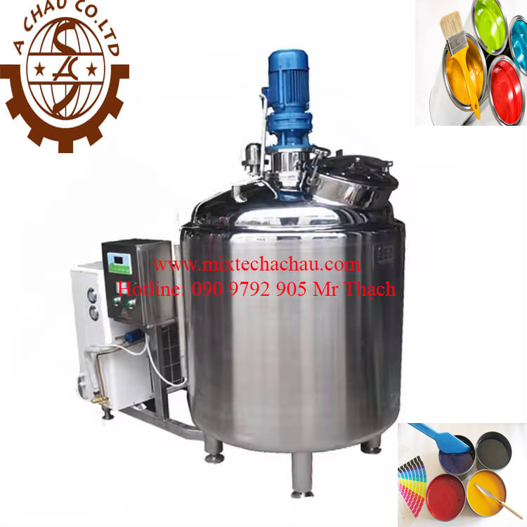 Bồn khuấy hóa chất trong sản xuất sơn và mực in