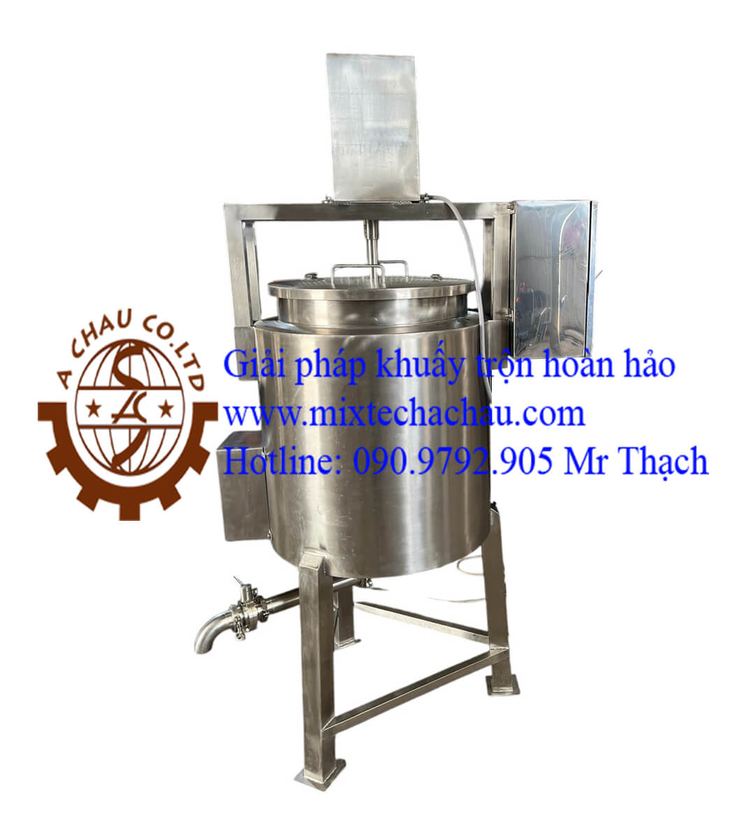 Nồi nấu cánh khuấy 100l