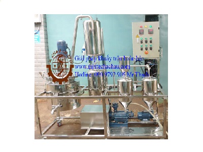 Thiết bị cô đặc chân không có cánh khuấy