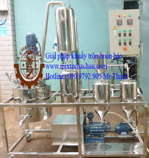 Thiết bị cô đặc chân không có cánh khuấy