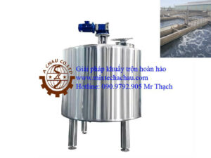 Bồn khuấy hóa chất trong ngành xử lý nước thải