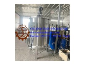 Bồn khuấy inox cho ngành mỹ phẩm