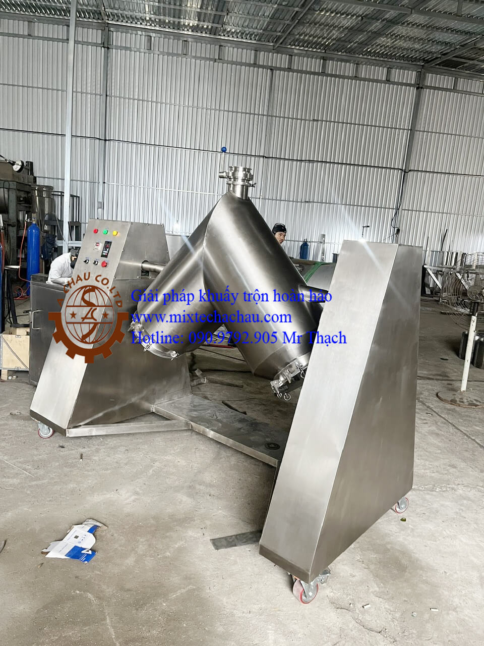 Máy trộn bột hình chữ V