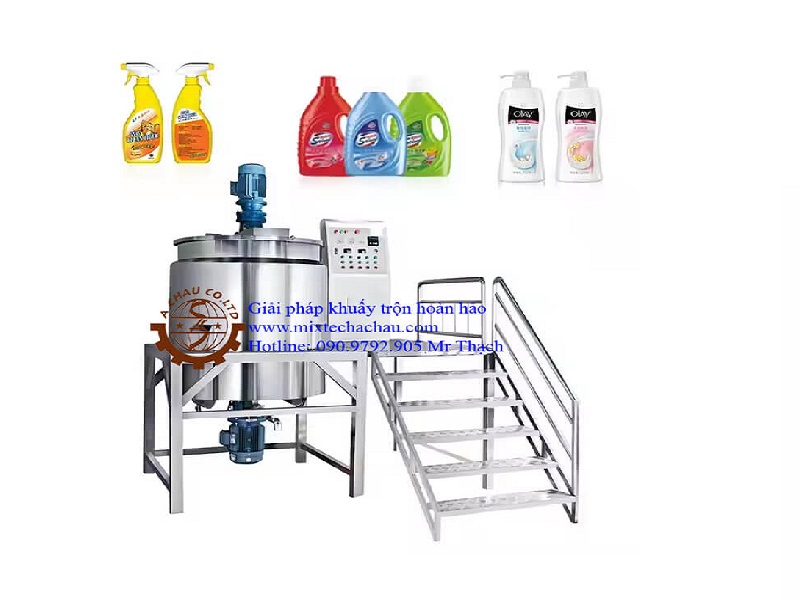 Lắp đặt bồn khuấy inox