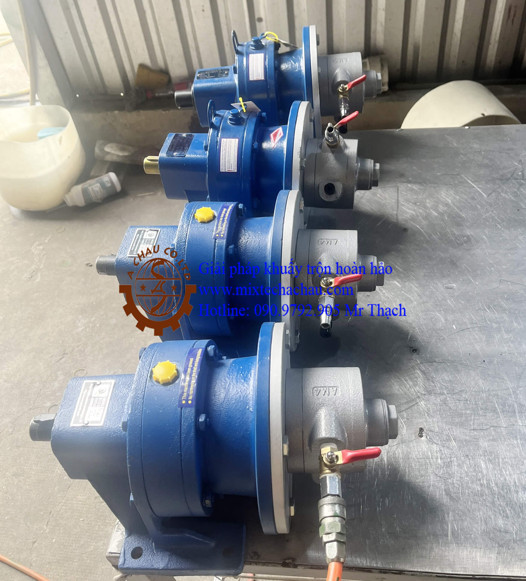 Động cơ khí nén giảm tốc