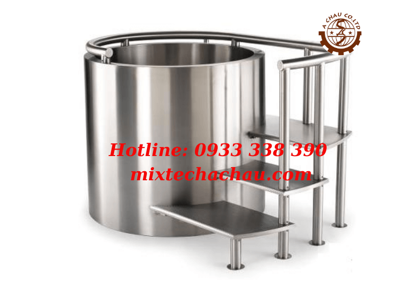 Bồn inox kết hợp cầu thang