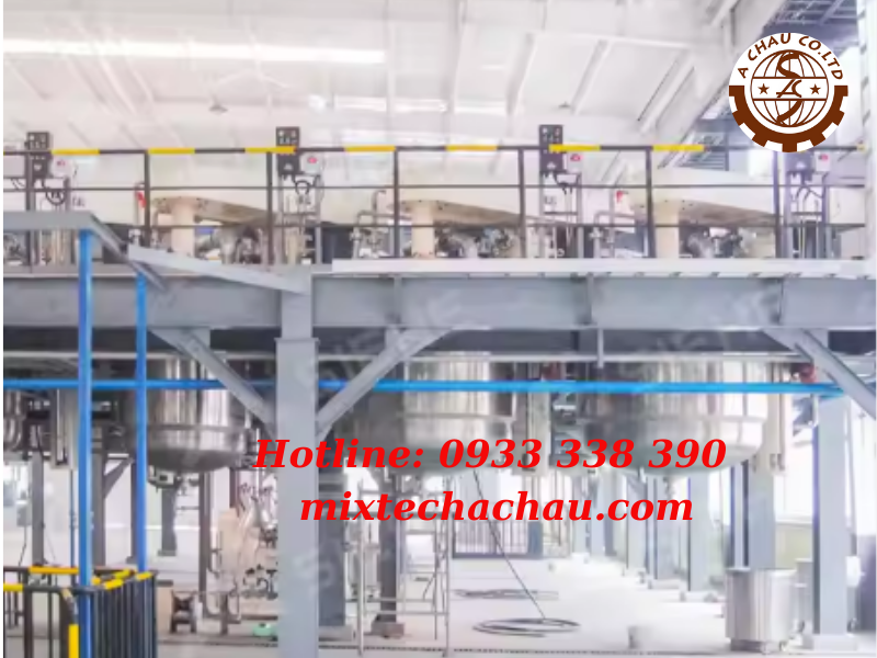 day chuyền sản xuất sơn