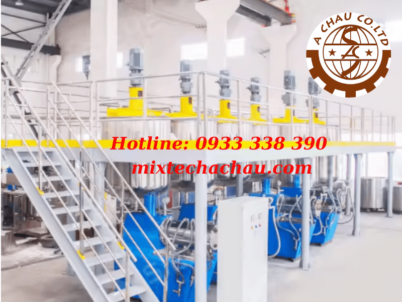 Hệ thống bồn khuấy hóa chất phân bón