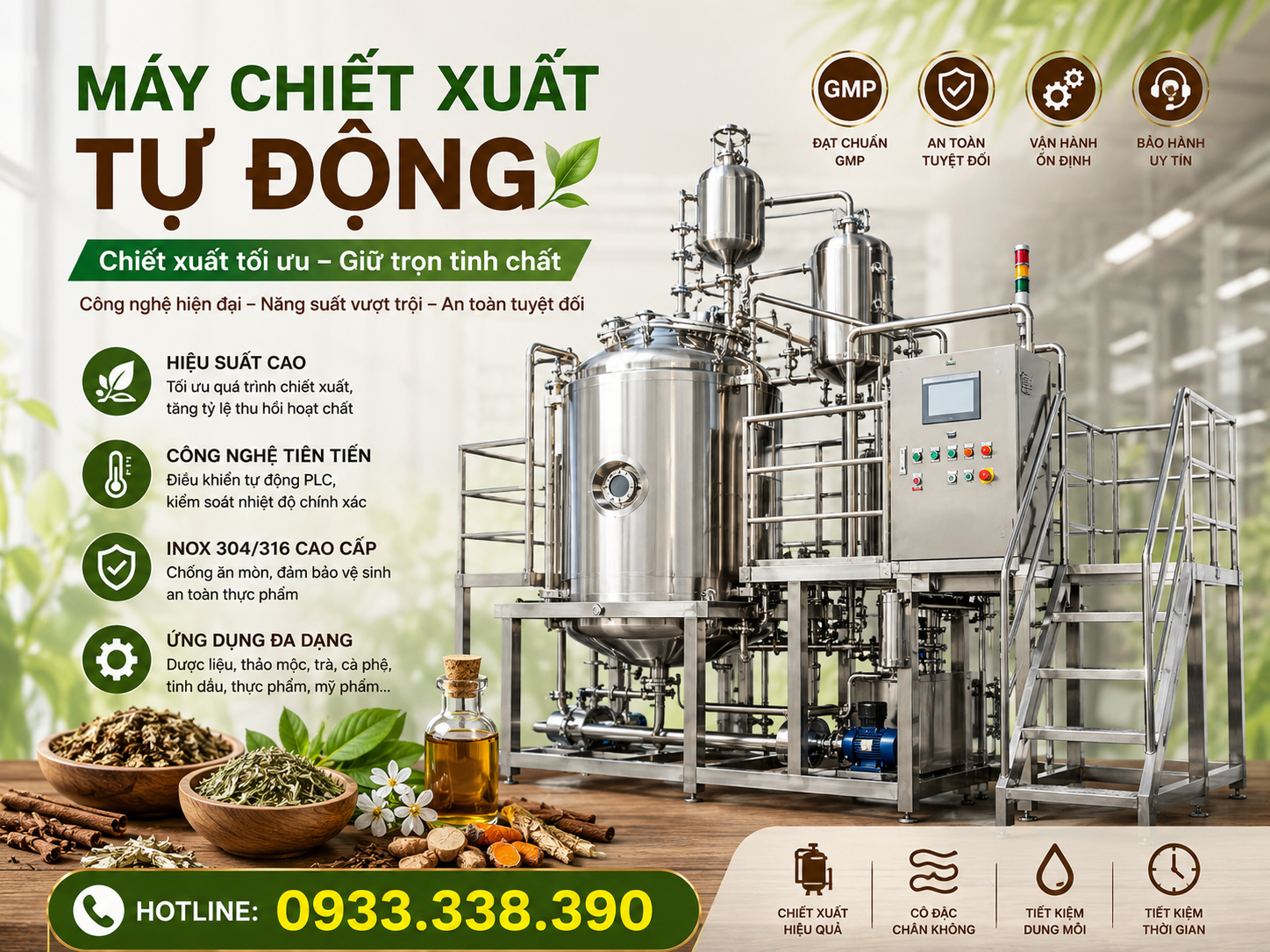 Máy chiết xuất tự động